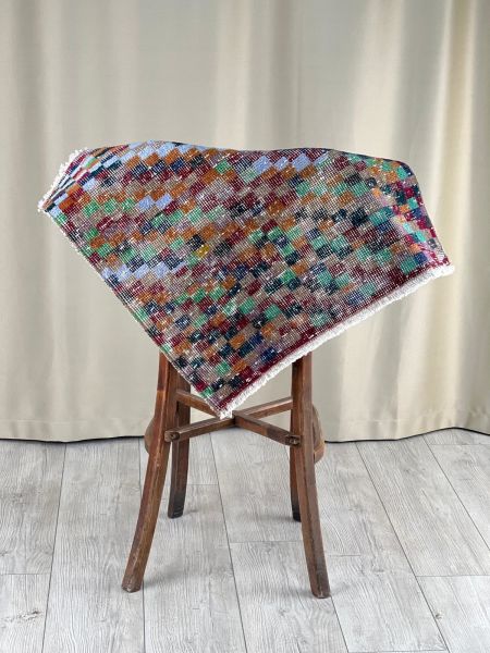 El Dokumasi Halı Kilim Yolluk Paspas Ölçü 75X68 Cm