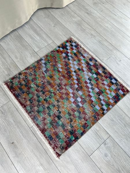 El Dokumasi Halı Kilim Yolluk Paspas Ölçü 75X68 Cm
