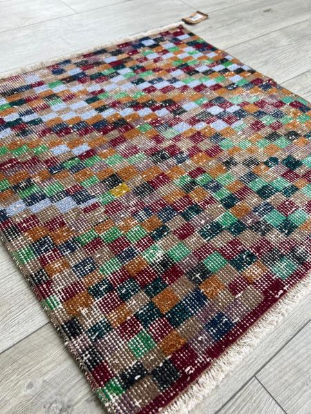 El Dokumasi Halı Kilim Yolluk Paspas Ölçü 75X68 Cm