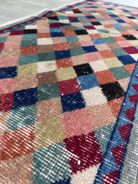 El Dokumasi Halı Kilim Yolluk Paspas Ölçü 127X57 Cm
