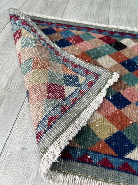 El Dokumasi Halı Kilim Yolluk Paspas Ölçü 127X57 Cm