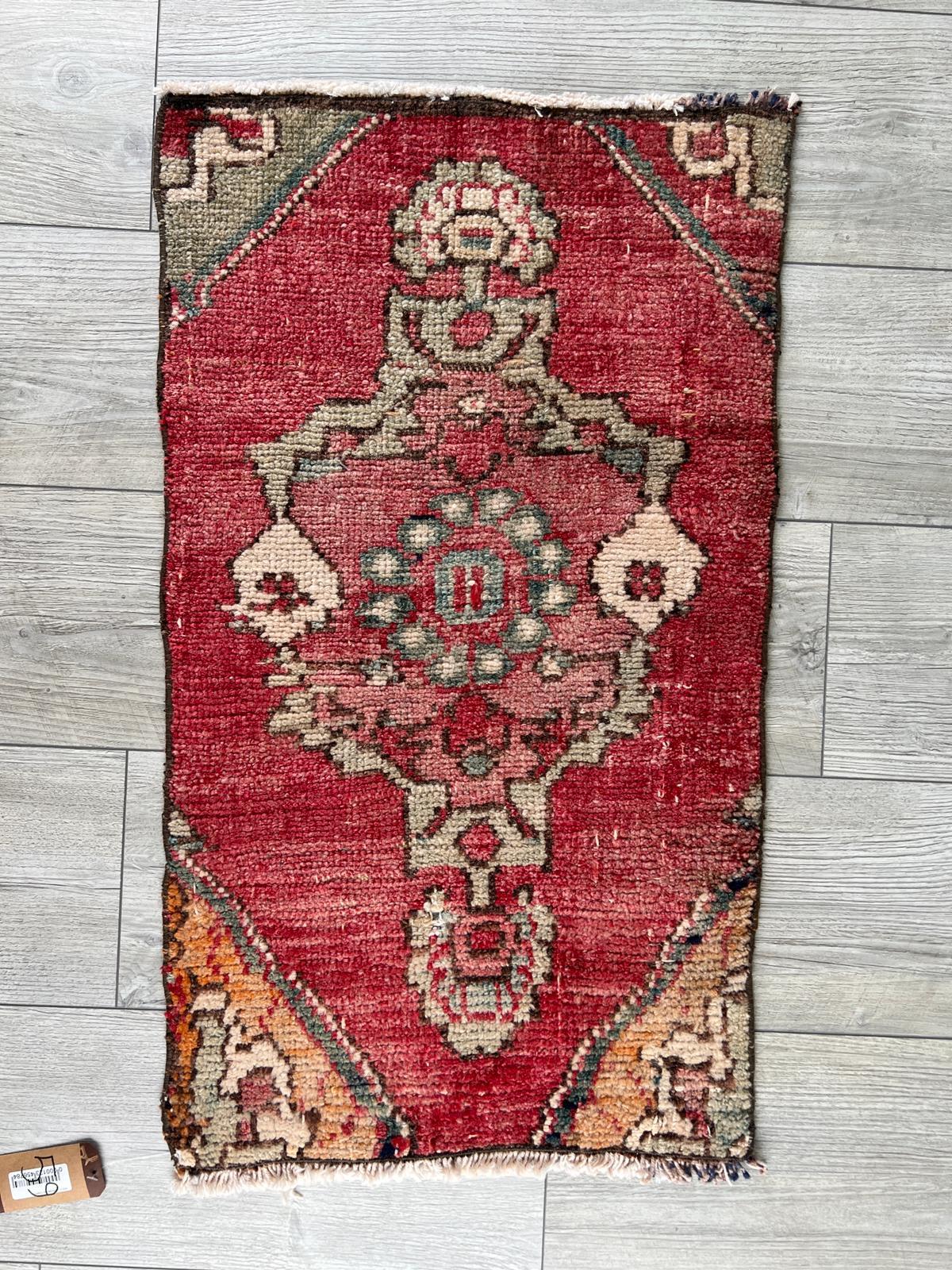 El Dokumasi Halı Kilim Yolluk Paspas Ölçü 82X45 Cm