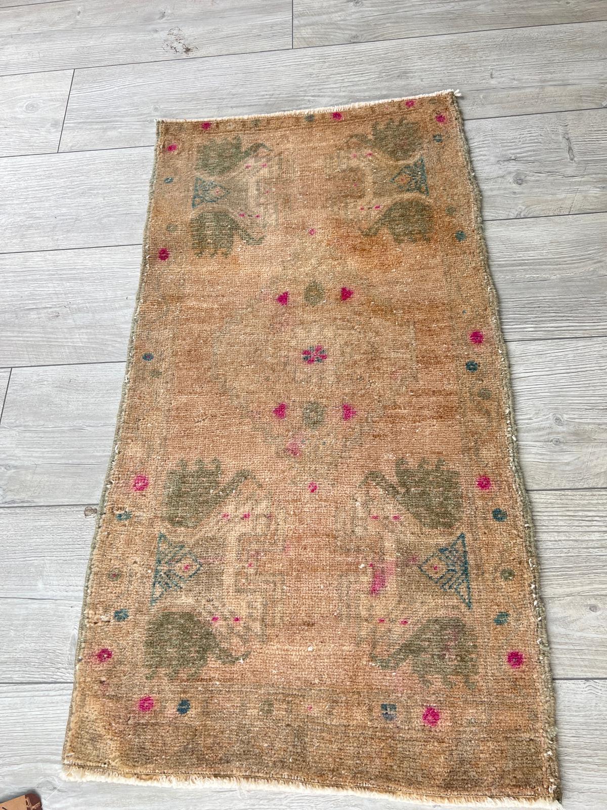 El Dokumasi Halı Kilim Yolluk Paspas Ölçü 92X50 Cm