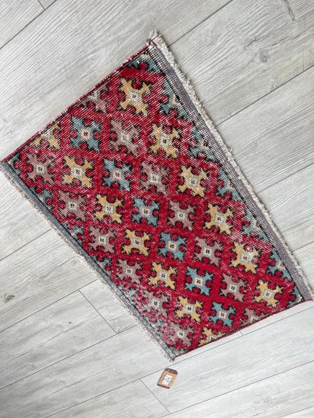 El Dokumasi Halı Kilim Yolluk Paspas Ölçü 78X49 Cm