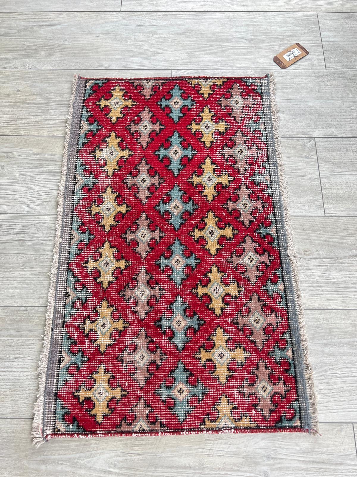 El Dokumasi Halı Kilim Yolluk Paspas Ölçü 78X49 Cm