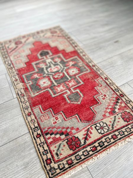El Dokumasi Halı Kilim Yolluk Paspas Ölçü 96X49 Cm