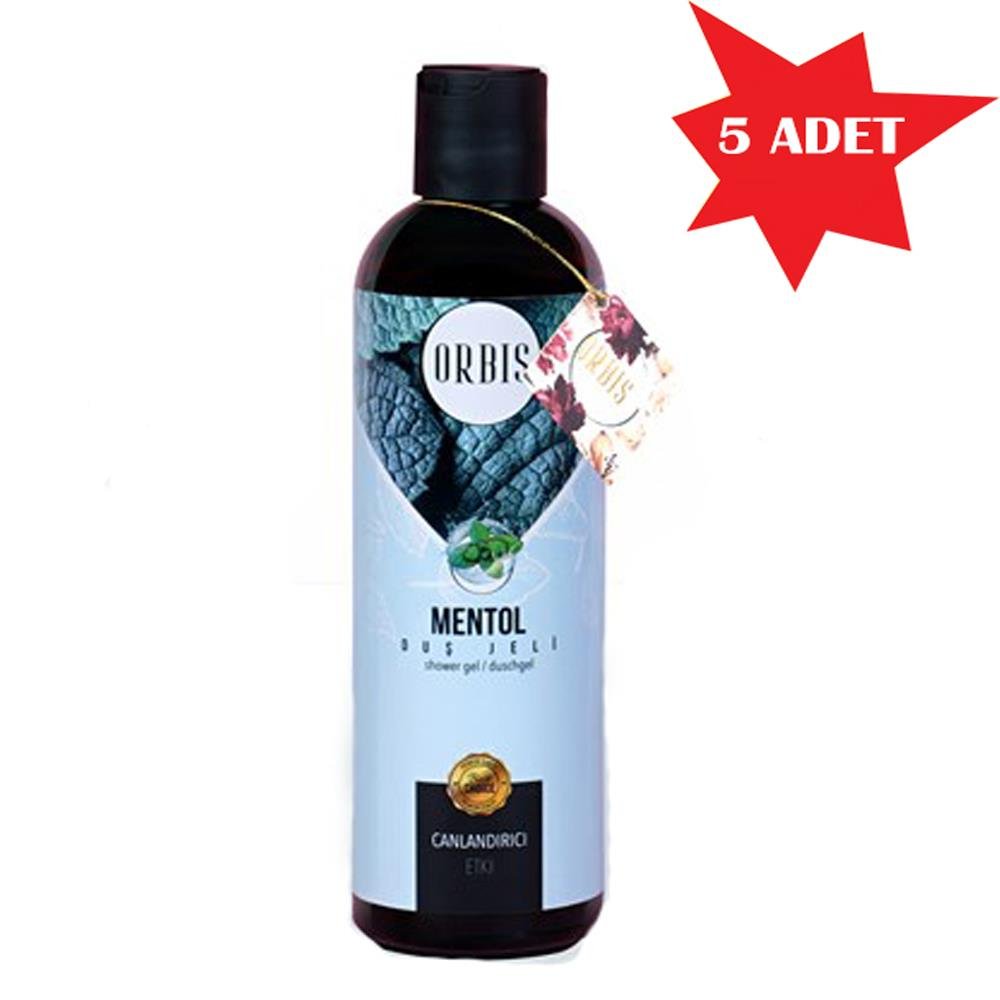 Duş Jeli 400 Ml Mentol Orbis 5 Adet