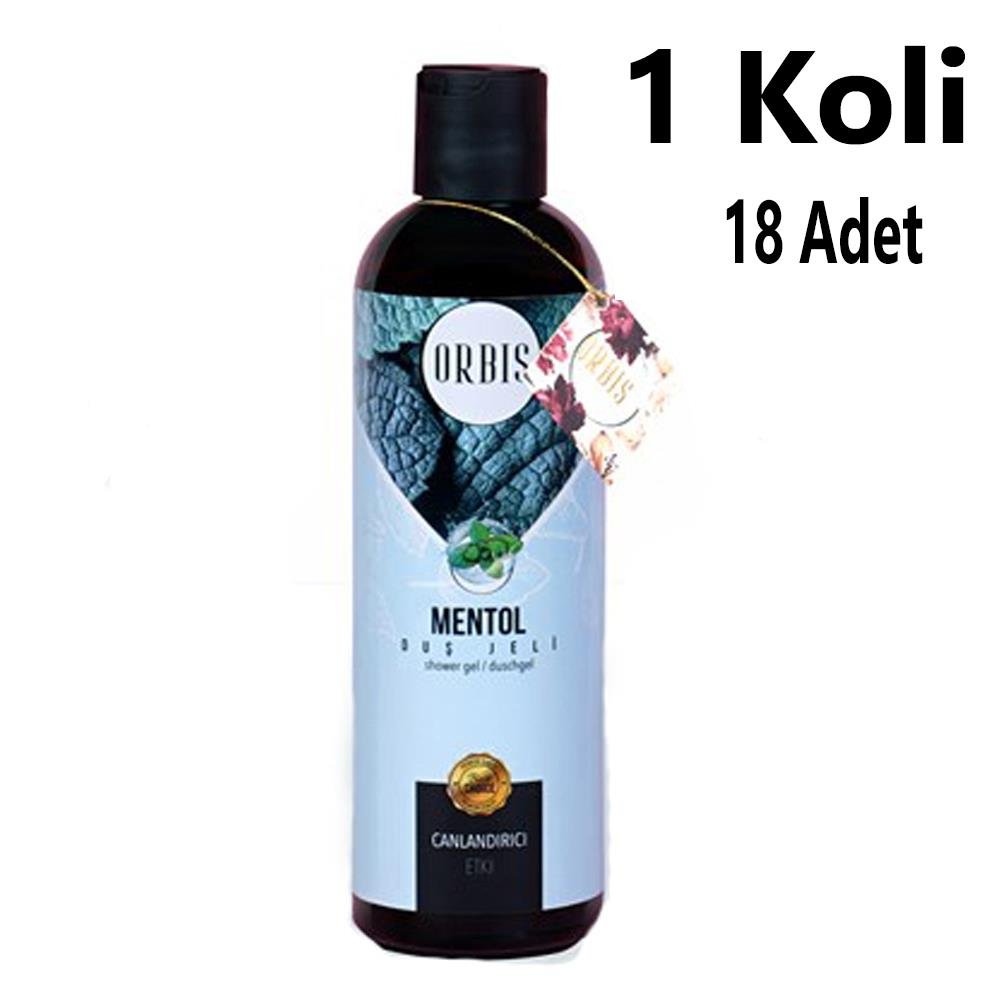 Duş Jeli 400 Ml Mentol Orbis 18 Adet 1 Koli