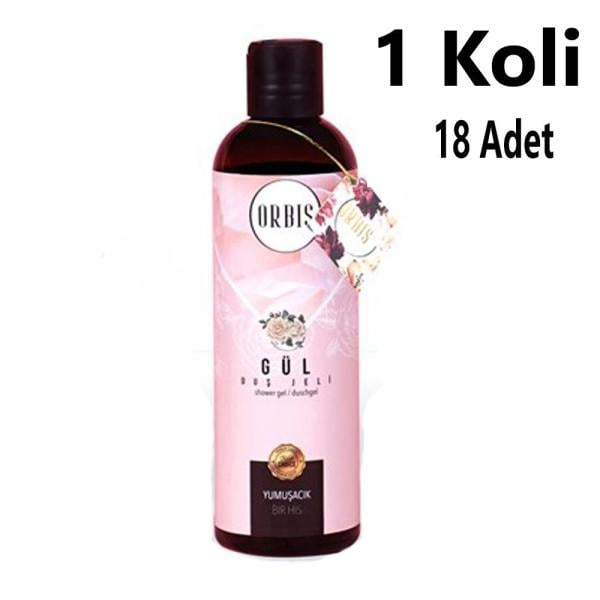 Duş Jeli 400 Ml Gül Orbis 18 Adet 1 Koli