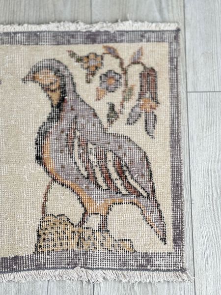 El Dokumasi Halı Kilim Yolluk Paspas Ölçü 71X52 Cm
