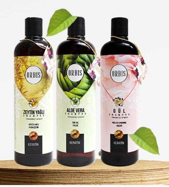 Şampuan 700 Ml Zeytin Yağlı Orbis 5 Adet