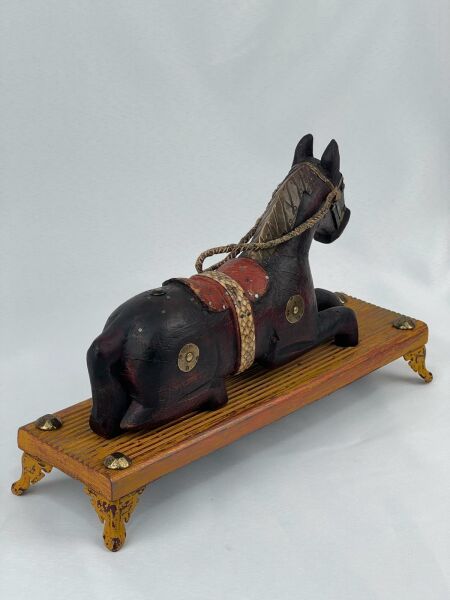 Masa Üstü At Figürü Ölçü 34X10 Cm H 21 Cm