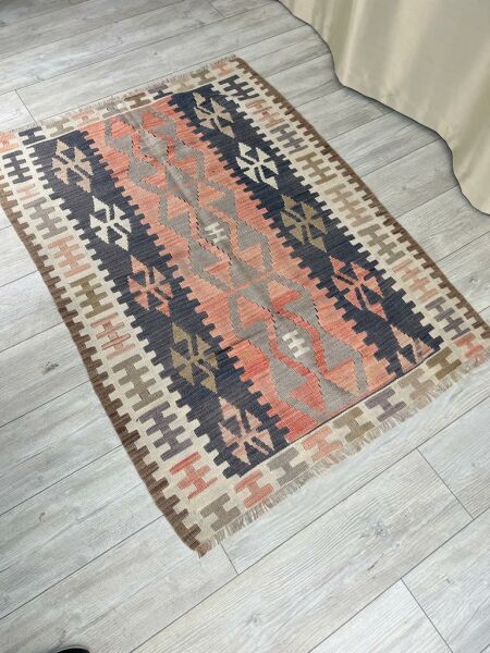 El Dokumasi Halı Kilim Yolluk Paspas Ölçü 145X104 Cm