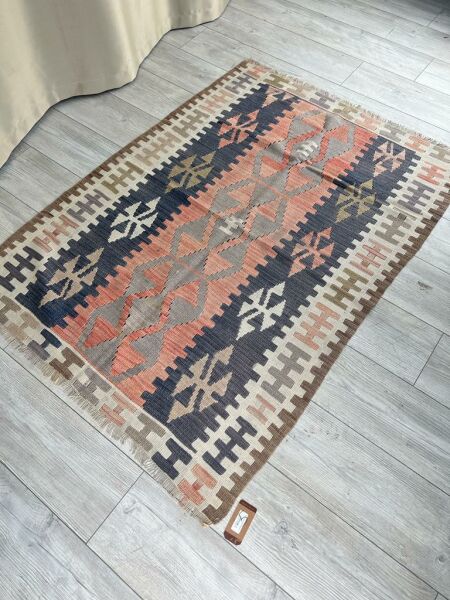 El Dokumasi Halı Kilim Yolluk Paspas Ölçü 145X104 Cm