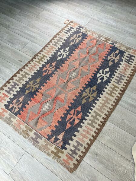El Dokumasi Halı Kilim Yolluk Paspas Ölçü 145X104 Cm