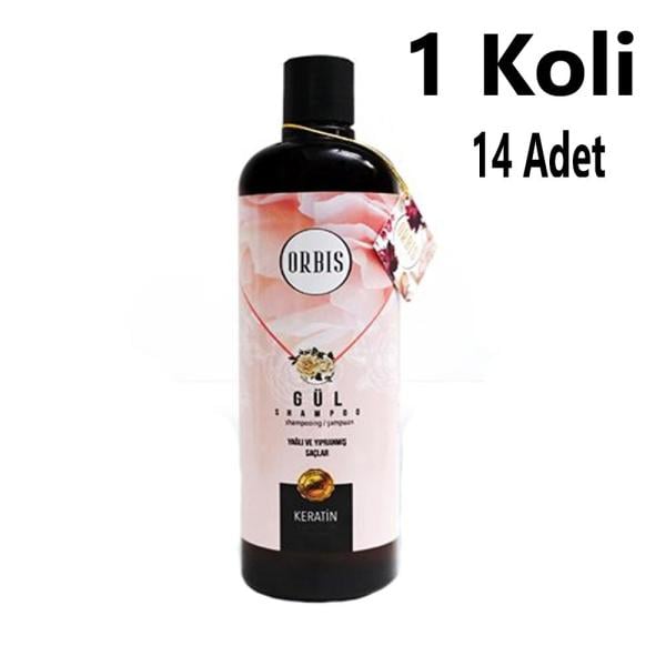 Şampuan 700 Ml Gül Orbis 14 Adet 1 Koli