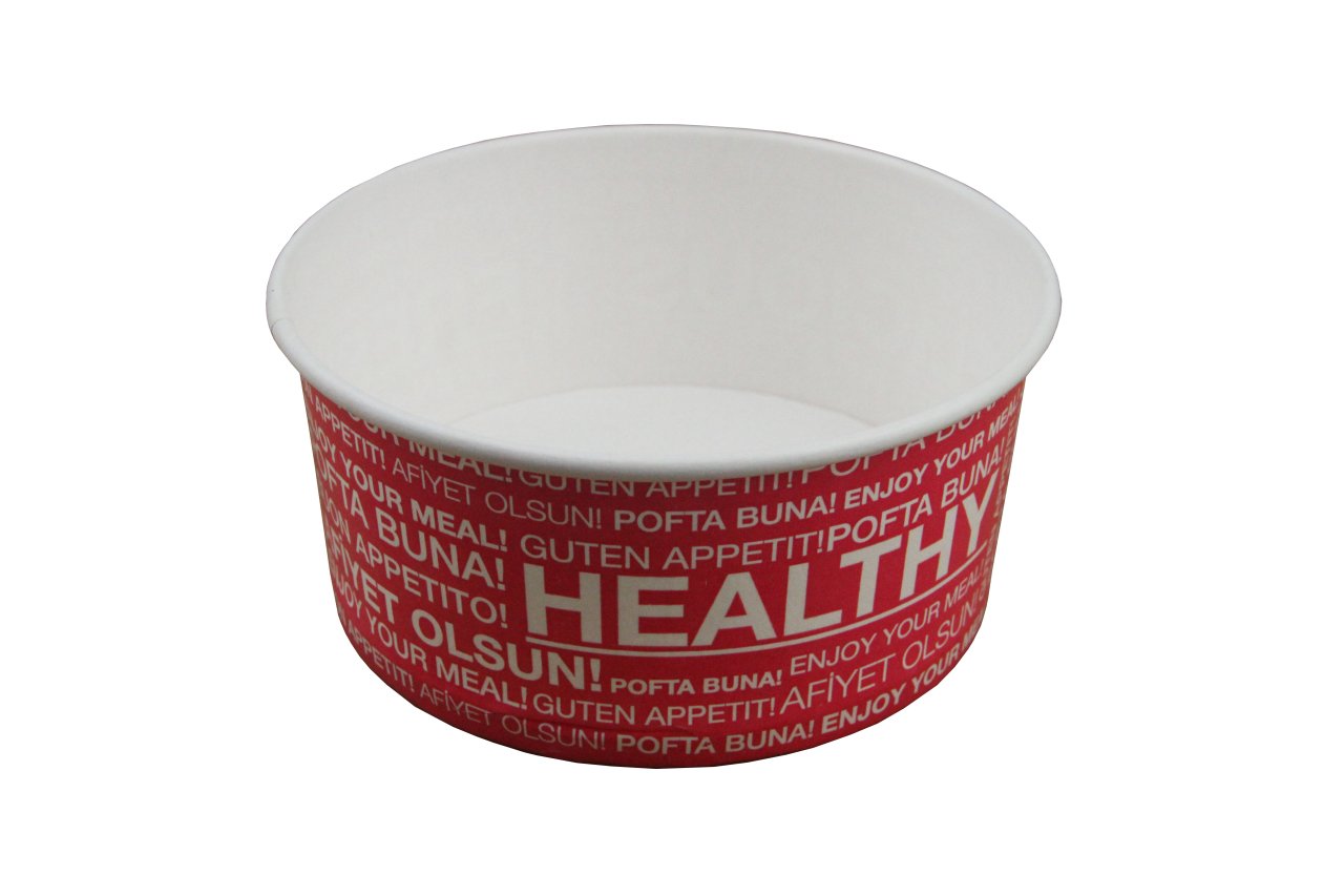Salata kabı kapaklı Karton 500 Gram 50 Adet