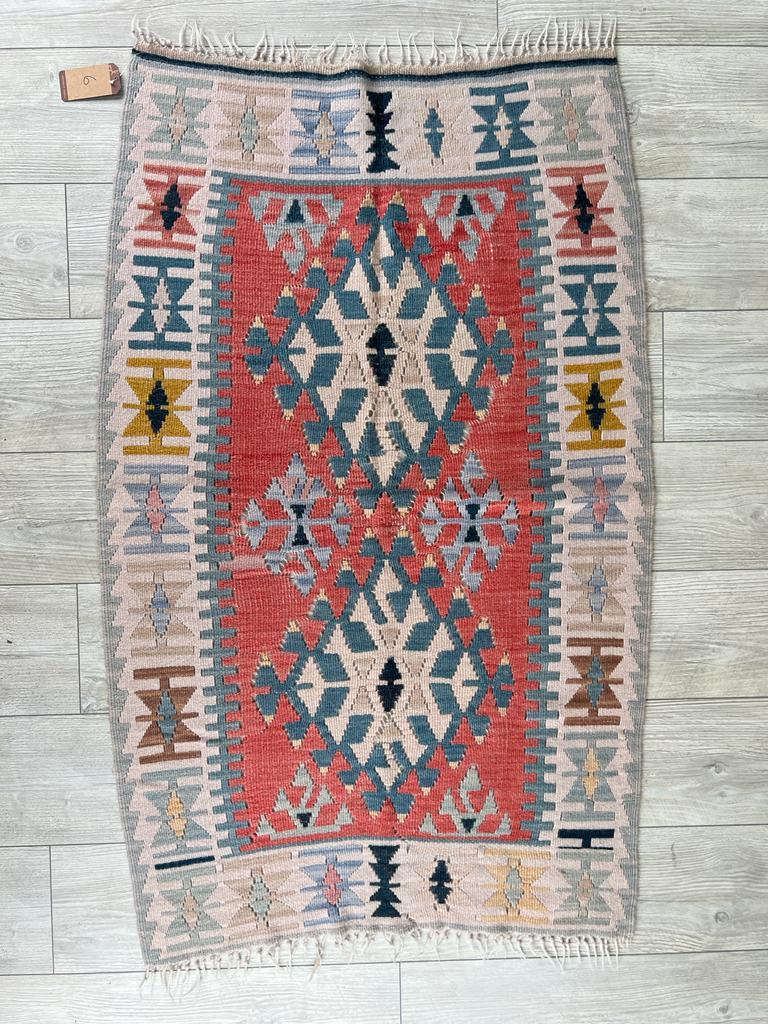 El Dokumasi Halı Kilim Yolluk Paspas Ölçü 130X78 Cm