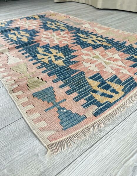 El Dokumasi Halı Kilim Yolluk Paspas Ölçü 132X84 Cm