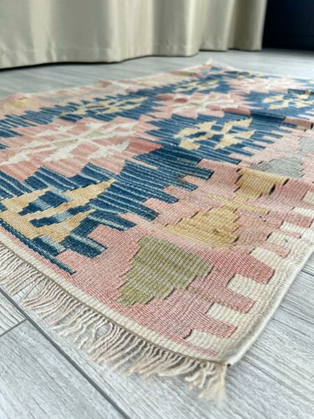 El Dokumasi Halı Kilim Yolluk Paspas Ölçü 132X84 Cm
