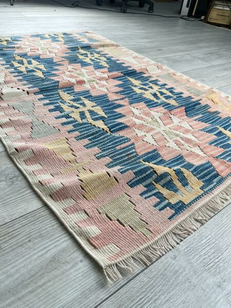 El Dokumasi Halı Kilim Yolluk Paspas Ölçü 132X84 Cm