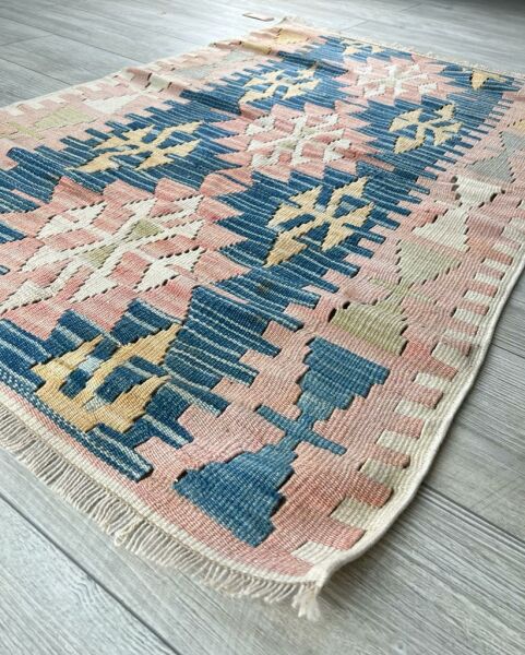 El Dokumasi Halı Kilim Yolluk Paspas Ölçü 132X84 Cm