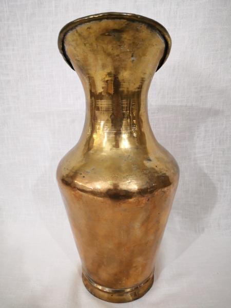 Osmanlı Bakır Sütlük Aoa Ölçü 16X22Cm 37Cm Yüksekliği