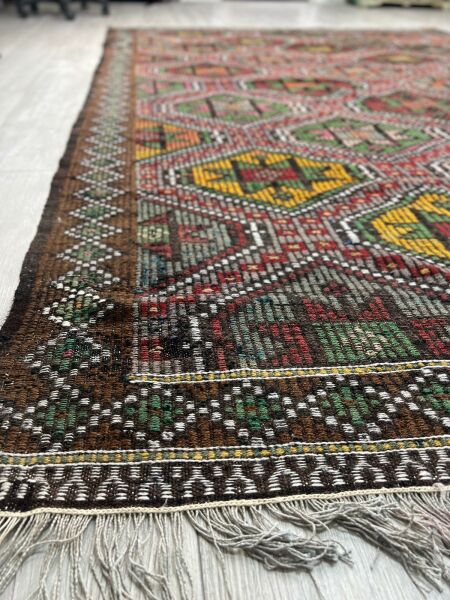 El Dokumasi Halı Kilim Yolluk Paspas Ölçü 296X210 Cm