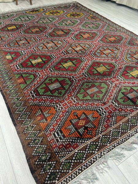 El Dokumasi Halı Kilim Yolluk Paspas Ölçü 296X210 Cm