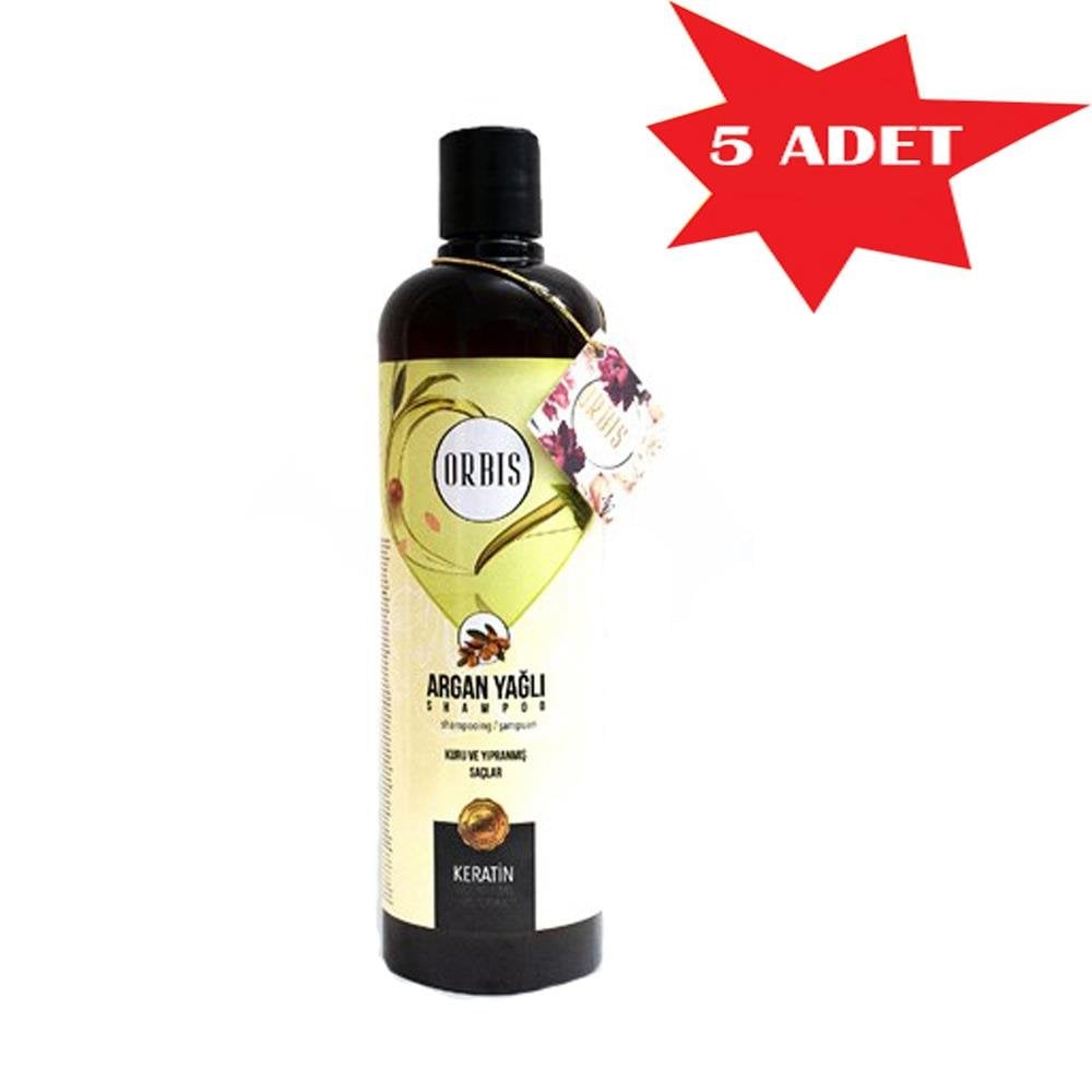 Şampuan 700 Ml Argan Orbis 5 Adet