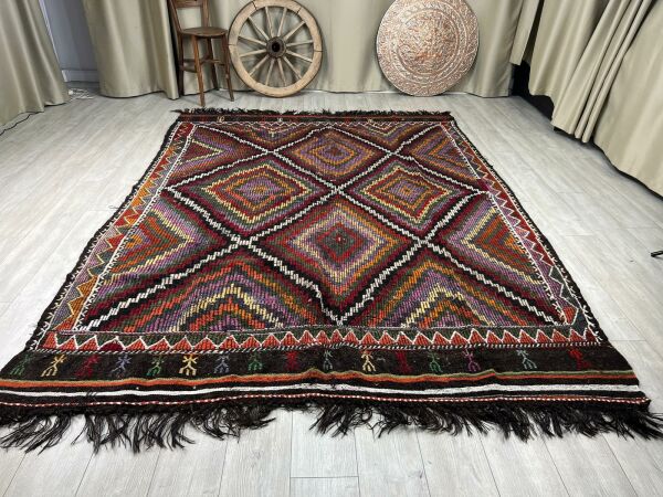 El Dokumasi Halı Kilim Yolluk Paspas Ölçü 315X223 Cm