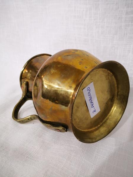 Bakır Üzeri Pirinç Kaplama Maşrafa Aoa Ölçü 13X15Cm 17Cm Yüksekliği