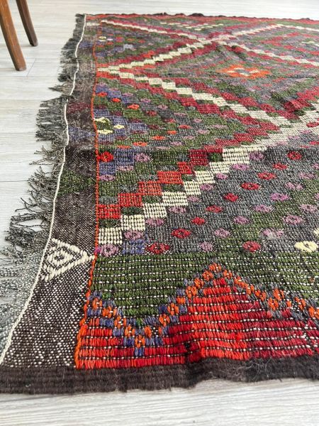 El Dokumasi Halı Kilim Yolluk Paspas Ölçü 318X205 Cm