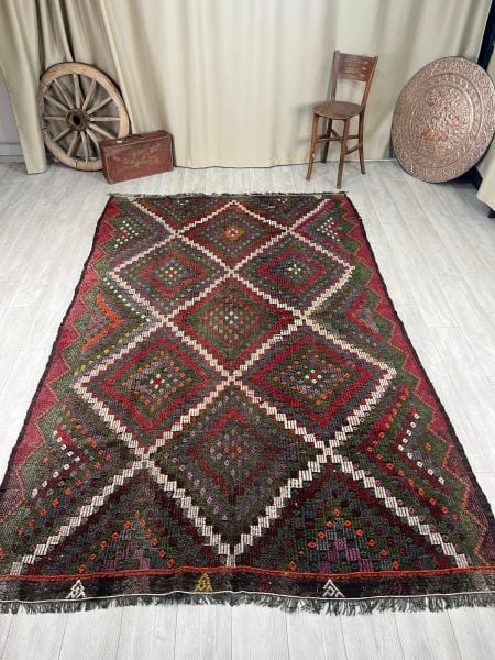 El Dokumasi Halı Kilim Yolluk Paspas Ölçü 318X205 Cm