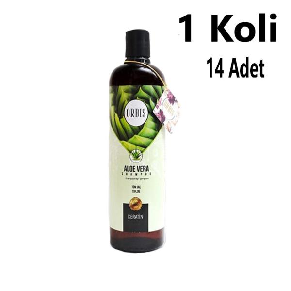 Şampuan 700 Ml Aloe Vera Özlü Orbis 14 Adet 1 Koli
