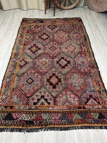El Dokumasi Halı Kilim Yolluk Paspas Ölçü 280X192 Cm