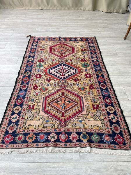 El Dokumasi Halı Kilim Yolluk Paspas Ölçü 194X119 Cm
