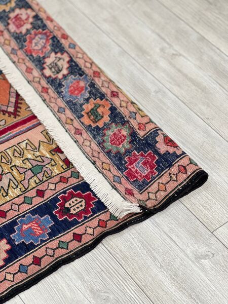 El Dokumasi Halı Kilim Yolluk Paspas Ölçü 194X119 Cm