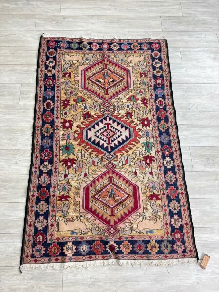 El Dokumasi Halı Kilim Yolluk Paspas Ölçü 194X119 Cm