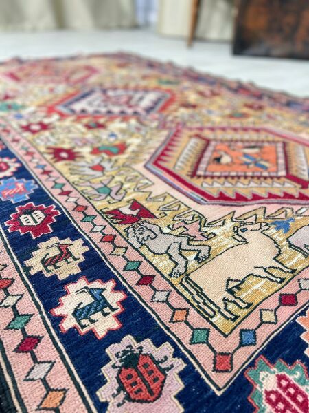El Dokumasi Halı Kilim Yolluk Paspas Ölçü 194X119 Cm