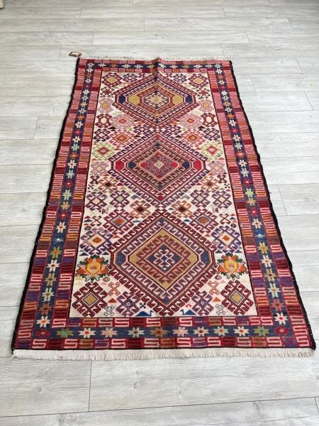 El Dokumasi Halı Kilim Yolluk Paspas Ölçü 202X110 Cm