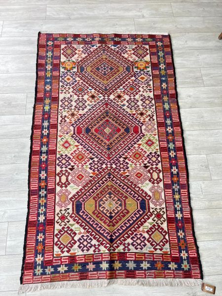 El Dokumasi Halı Kilim Yolluk Paspas Ölçü 202X110 Cm