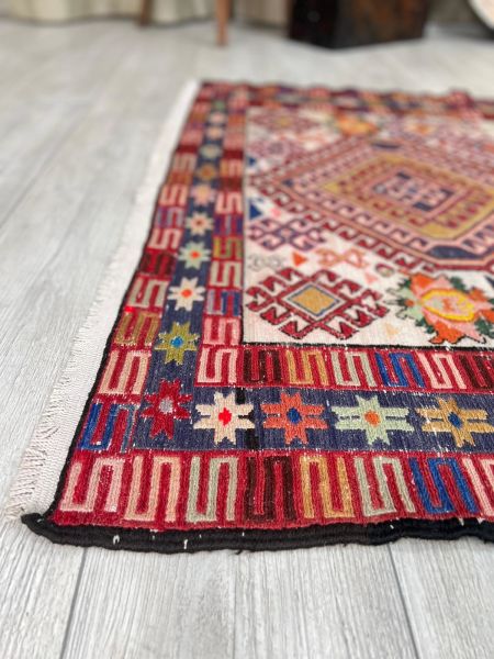 El Dokumasi Halı Kilim Yolluk Paspas Ölçü 202X110 Cm