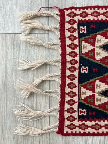 El Dokumasi Halı Kilim Yolluk Paspas Ölçü 129X47 Cm