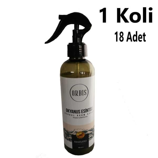 Oda Kokusu 400 Ml Okyanus Orbis Sprey 18 Adet 1 Koli