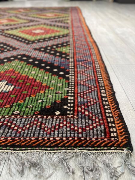 El Dokumasi Halı Kilim Yolluk Paspas Ölçü 304X196 Cm
