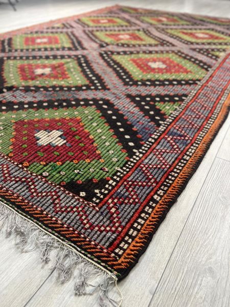 El Dokumasi Halı Kilim Yolluk Paspas Ölçü 304X196 Cm