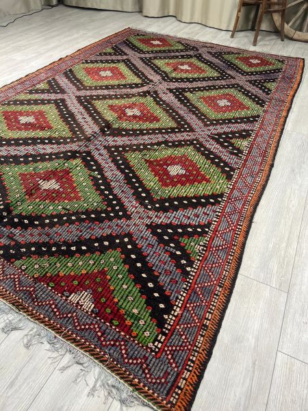 El Dokumasi Halı Kilim Yolluk Paspas Ölçü 304X196 Cm