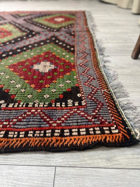 El Dokumasi Halı Kilim Yolluk Paspas Ölçü 304X196 Cm
