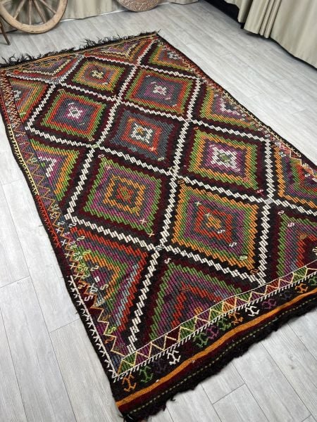 El Dokumasi Halı Kilim Yolluk Paspas Ölçü 341X204 Cm